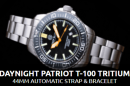 DAYNIGHT PATRIOT T-100 TRITIUM FLAT TUBES AUTOMATIC