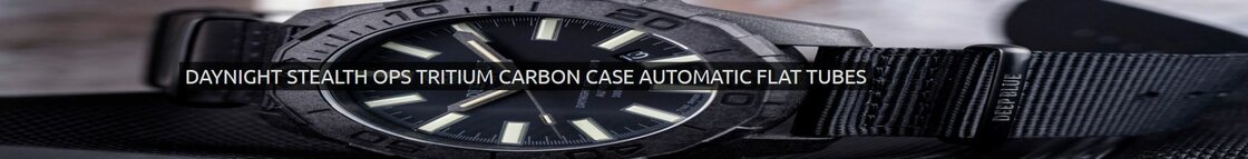 DAYNIGHT STEALTH OPS TRITIUM CARBON CASE AUTOMATIC
