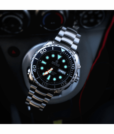 PRO SEA DIVER 1000M BRACELET CERAMIC BLACK BEZEL - BLACK DIAL