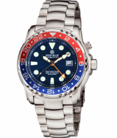PRO SEA DIVER 1000M GMT AUTOMATIC RED/BLUE BEZEL BLUE DIAL BRACELET