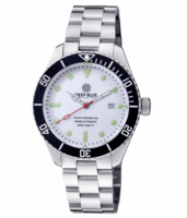 OCEAN MARINER 300 42MM WHITE DIAL SWISS AUTOMATIC BRACELET DIVER