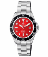 PRO DIVER 200 RED DIAL 42.5MM AUTOMATIC BRACELET DIVE WATCH