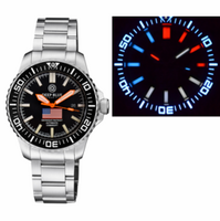 "INTRO PRICE " DAYNIGHT PATRIOT USA ORANGE HANDS TRITIUM TUBES T-100 BRACELET