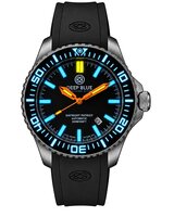 DayNight Patriot &mdash; Mechanical (Orange Hands, Blue &amp; Yellow Lume)