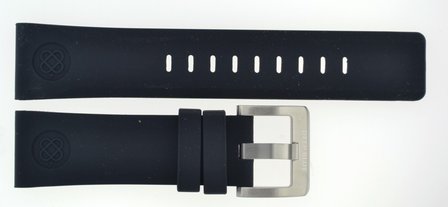 Deep Blue Sea Ram BLACK 24mm Silicon Strap