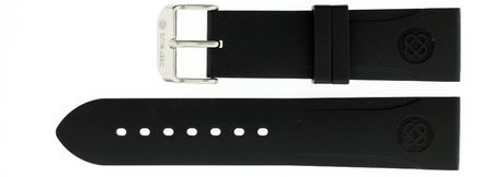 22mm Italian Rubber Strap Cutout Design