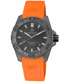 DAYNIGHT STEALTH OPS CARBON CASE BLACK DIAL 6 COLORS CYLINDRICAL TRITIUM TUBES AUTOMATIC WATCH SCREW DOWN CROWN