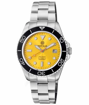 PRO DIVER 200 YELLOW DIAL 42.5MM AUTOMATIC BRACELET DIVE WATCH