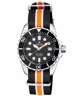 PRO DIVER 1K 1000M AUTOMATIC ALL PURPOSE DIVER BLACK DIAL STRAP