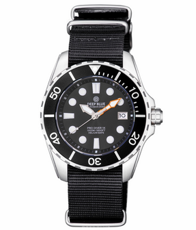 PRO DIVER 1K 1000M AUTOMATIC ALL PURPOSE DIVER BLACK DIAL STRAP