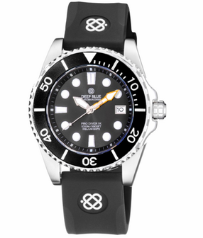 PRO DIVER 1K 1000M AUTOMATIC ALL PURPOSE DIVER BLACK DIAL STRAP