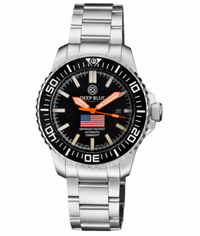 "INTRO PRICE " DAYNIGHT PATRIOT USA ORANGE HANDS TRITIUM TUBES T-100 BRACELET