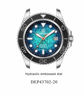 Pro Diver 200 &mdash; Blue Hydraulic Embossed