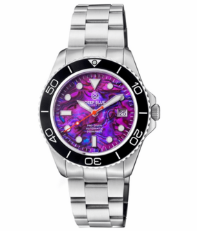 PRO DIVER 200 PURPLE ABALONE DIAL 42.5MM AUTOMATIC BRACELET DIVE WATCH