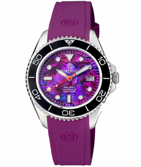 PRO DIVER 200 PURPLE ABALONE DIAL 42.5MM AUTOMATIC BRACELET DIVE WATCH