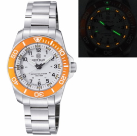 CHOOSE MODEL : DAYNIGHT 43MM DIVER SOLAR POWERED STAINLESS STEEL CASE TRITIUM WATCH