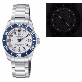 CHOOSE MODEL : DAYNIGHT 43MM DIVER SOLAR POWERED STAINLESS STEEL CASE TRITIUM WATCH