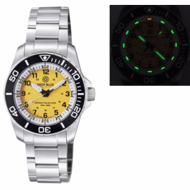 CHOOSE MODEL : DAYNIGHT 43MM DIVER SOLAR POWERED STAINLESS STEEL CASE TRITIUM WATCH