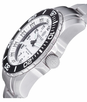 CHOOSE MODEL : DAYNIGHT 43MM DIVER SOLAR POWERED STAINLESS STEEL CASE TRITIUM WATCH