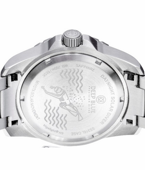 CHOOSE MODEL : DAYNIGHT 43MM DIVER SOLAR POWERED STAINLESS STEEL CASE TRITIUM WATCH