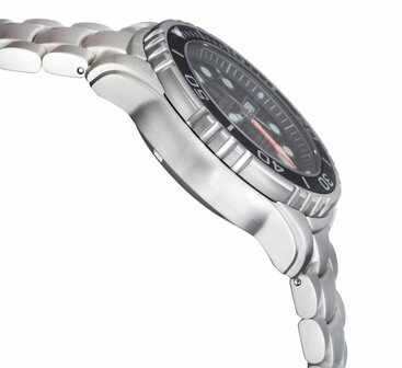 PRO SEA DIVER 1000M BRACELET CERAMIC BLACK BEZEL WHITE DIAL ORANGE INDICES BRACELET