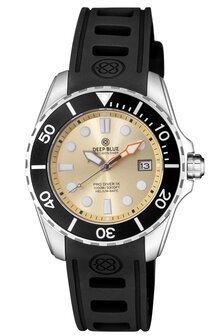 PRO DIVER 1K 1000M AUTOMATIC ALL PURPOSE DIVER CHAMPAGNE DIAL STRAP