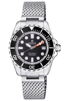 PRO DIVER 1K 1000M AUTOMATIC ALL PURPOSE DIVER BLACK DIAL WHITE RING BRACELET