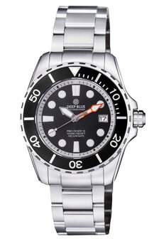 PRO DIVER 1K 1000M AUTOMATIC ALL PURPOSE DIVER BLACK DIAL WHITE RING BRACELET