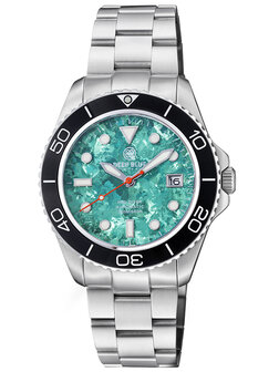 PRO DIVER 200 DEEP JADE TITANIUM CRYSTAL DIAL 42.5MM AUTOMATIC BRACELET DIVE WATCH