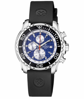 AP CHRONOGRAPH QUARTZ 200M CERAMIC BEZEL BLUE DIAL 