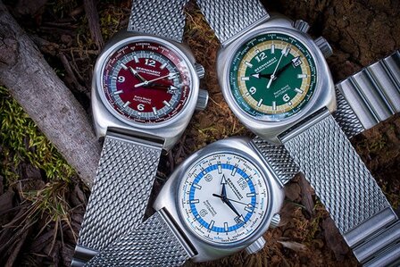 Retro World Timer - White Dial
