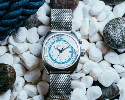 Retro World Timer - White Dial