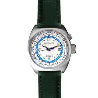 Retro World Timer - White Dial