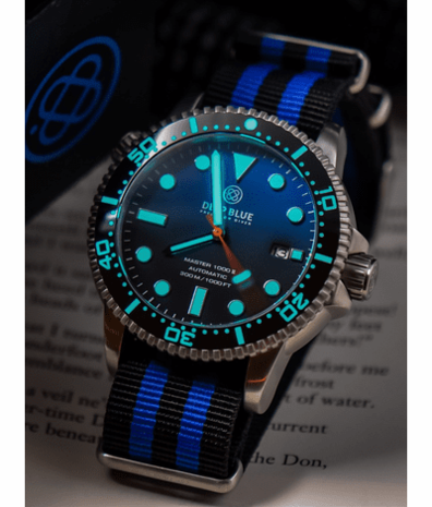 MASTER 1000 II 44MM AUTOMATIC DIVER BLACK CERAMIC BEZEL - BLACK/BLUE GRADIENT DIAL