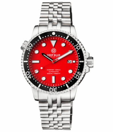MASTER 1000 II 44MM AUTOMATIC DIVER BLACK CERAMIC BEZEL -RED MATTE DIAL