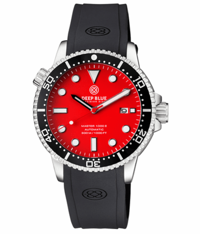 MASTER 1000 II 44MM AUTOMATIC DIVER BLACK CERAMIC BEZEL -RED MATTE DIAL