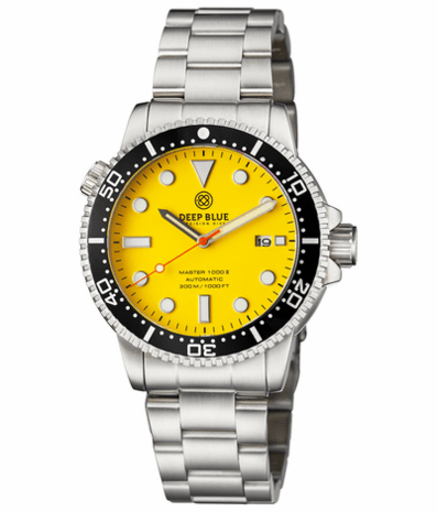 MASTER 1000 II 44MM AUTOMATIC DIVER BLACK CERAMIC BEZEL -YELLOW MATTE DIAL