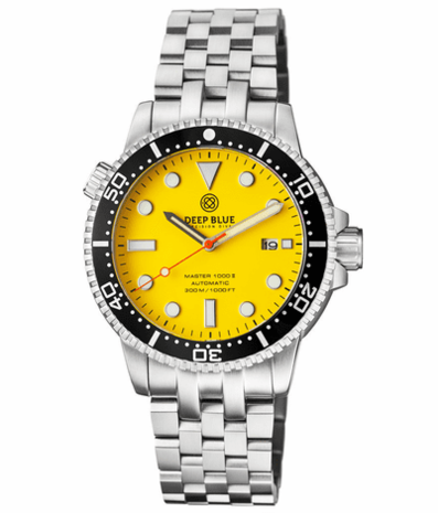 MASTER 1000 II 44MM AUTOMATIC DIVER BLACK CERAMIC BEZEL -YELLOW MATTE DIAL