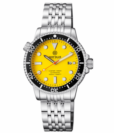 MASTER 1000 II 44MM AUTOMATIC DIVER BLACK CERAMIC BEZEL -YELLOW MATTE DIAL