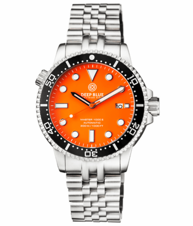 MASTER 1000 II 44MM AUTOMATIC DIVER BLACK CERAMIC BEZEL -ORANGE MATTE DIAL