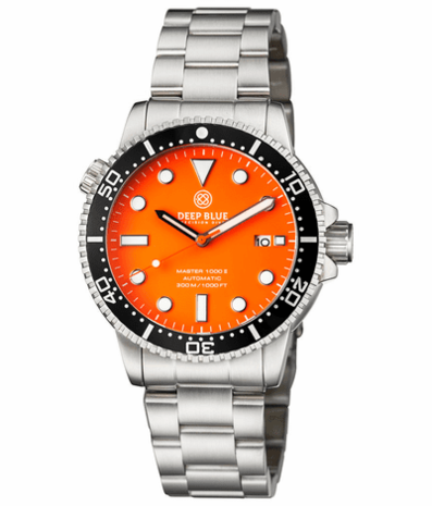 MASTER 1000 II 44MM AUTOMATIC DIVER BLACK CERAMIC BEZEL -ORANGE MATTE DIAL