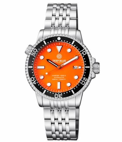 MASTER 1000 II 44MM AUTOMATIC DIVER BLACK CERAMIC BEZEL -ORANGE MATTE DIAL