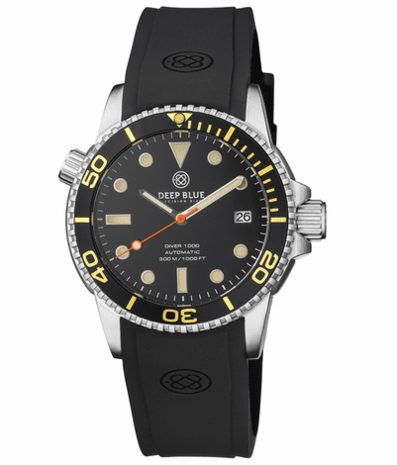 DIVER 1000 AUTOMATIC DIVER BLACK VINTAGE BEZEL &ndash; BLACK DIAL VINTAGE LUME