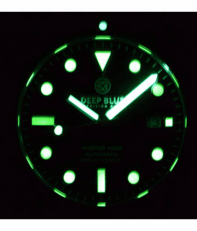 DIVER 1000 AUTOMATIC DIVER BLACK VINTAGE BEZEL &ndash; BLACK DIAL VINTAGE LUME