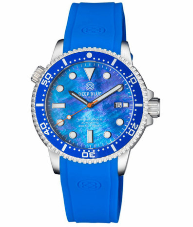 DIVER 1000 II 40MM AUTOMATIC DIVER BLUE CERAMIC BEZEL - BLUE MOTHER OF PEARL DIAL