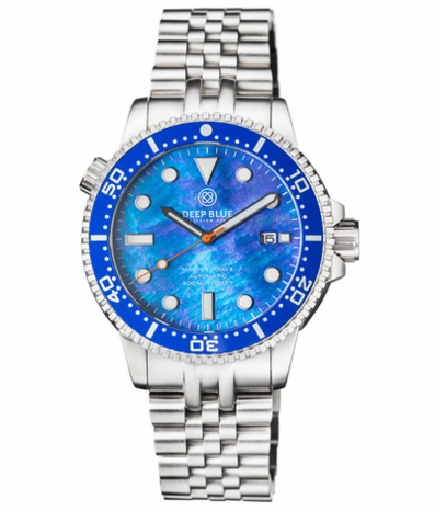 DIVER 1000 II 40MM AUTOMATIC DIVER BLUE CERAMIC BEZEL - BLUE MOTHER OF PEARL DIAL