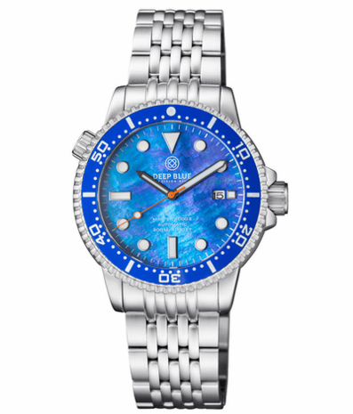 DIVER 1000 II 40MM AUTOMATIC DIVER BLUE CERAMIC BEZEL - BLUE MOTHER OF PEARL DIAL