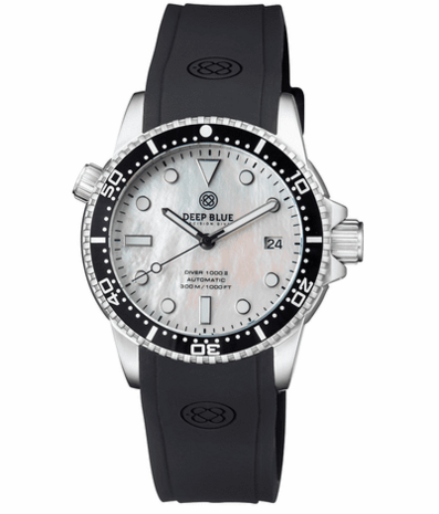 DIVER 1000 II 40MM AUTOMATIC DIVER BLACK CERAMIC BEZEL –WHITE MOTHER OF PEARL DIAL