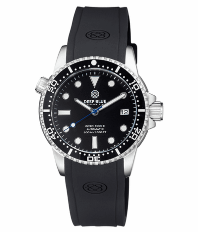 DIVER 1000 II 40MM AUTOMATIC DIVER BLACK CERAMIC BEZEL &ndash; BLACK GLOSSY DIAL BLUE SECOND HAND