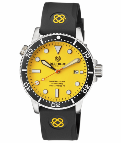 DIVER 1000 II 40MM AUTOMATIC DIVER BLACK CERAMIC BEZEL &ndash; YELLOW SUNRAY DIAL